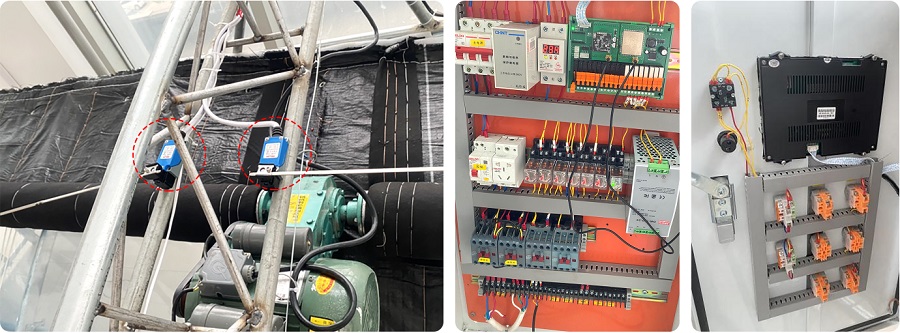 山東萬棚智能溫室控制柜-S2內部展示